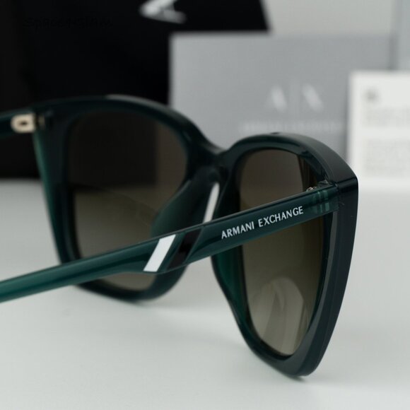 Armani Exchange Women Sunglasses Opaline Green Grad Cat Eye AX4116SU 82428E NEW - Picture 5 of 8